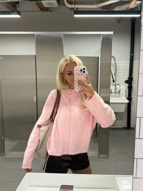 Coco Cutie Cardigan // Baby Pink *RESTOCKED*
